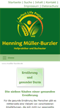 Mobile Screenshot of mueller-burzler.de