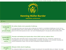 Tablet Screenshot of mueller-burzler.de